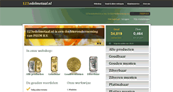 Desktop Screenshot of 123edelmetaal.nl